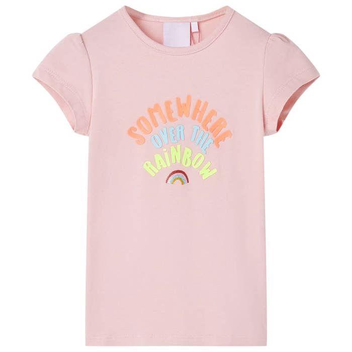 T-shirt pour enfants rose clair 92/104/116/128/140
