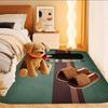 Tappetino Studio Ghibli No Face S-La Città Incantata Tappetino per Porta Decorazione Stanza Camera da Letto Balcone Tappetino Antiscivolo Tappetino per Ingresso Soggiorno Tappeto