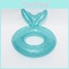 Mermaid Tail Swim Ring Thickened Children's Lifebuoy Adult Water Toy Backrest Mermaid Swim Ring Pvc 0.25 Thickness