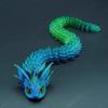 3D Printed Dragon Snake Movable Joint Fidget Toy Figurine Simulation Snake Office Desktop Ornament New Year Gifts Crafts Gift