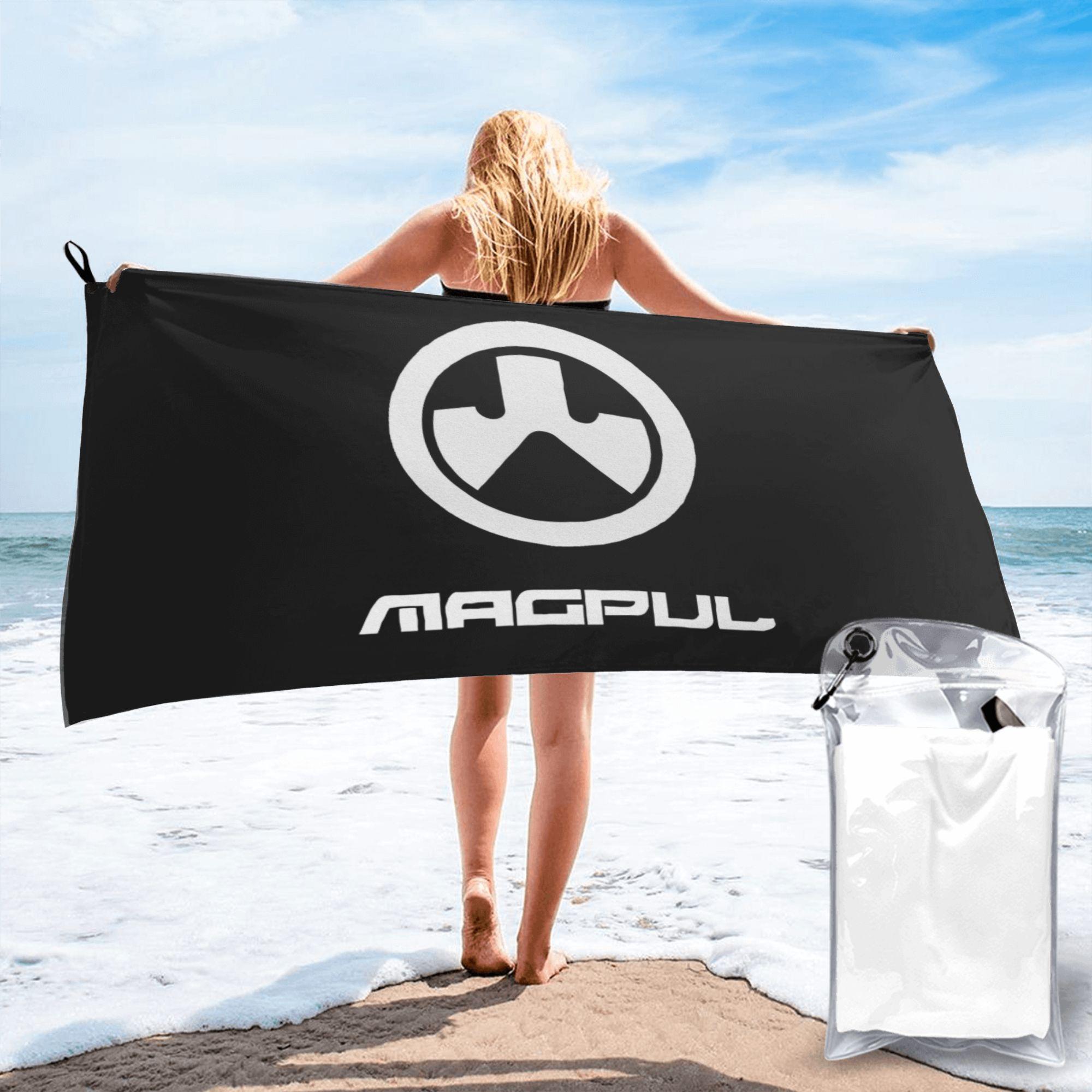

Magpul Firearms Logo Beach Towel Soft Microfiber Quick Dry Absorbent Quick Towels For Bath W30*H60(CM)