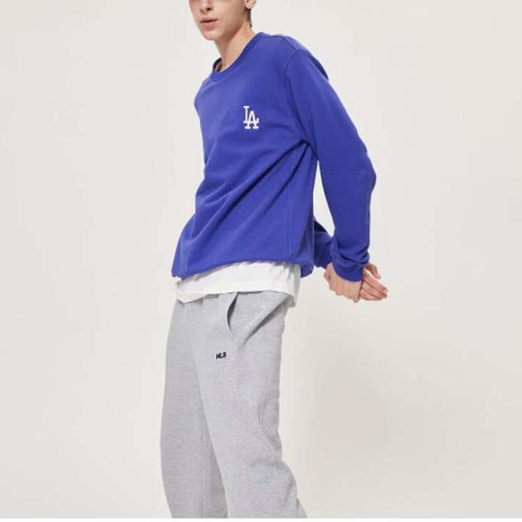 New MLB Crew Neck Loose Fit Regular Sweatshirt Unisex Blue 31MTR1941-07U
