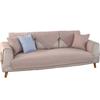 Four Seasons Cotton Washed Yarn-dyed Fabric Sofa Cushion Simple Three-person Sofa Cover Cover Towel
