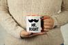 Inkdotpot Mr.Right Funny Novelty 11 Oz Coffee Mugs Great For Groom Engagement Gift Ceramic