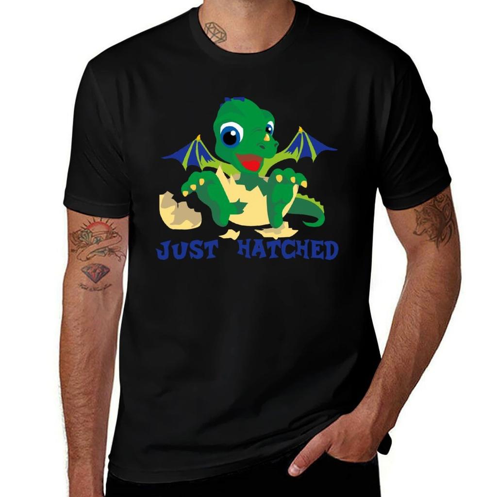 Just Hatched Cute Baby Dragon Tshirt Outdoor Activity Sports Tshirt
