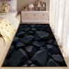 Dark Textured Rock Pattern suitable as a non-slip mat for the living room or bedroom sofa