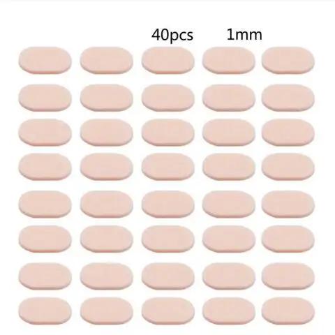 

40Pcs Plush Counter-Slip Glasses Nose Pads Eva Foam Adhesive Sweat Absorb Sponge Nose Pads Eyeglasses Stickers Eyewear Accessories