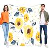 Floral Sunflower Blanket Soft Cozy Lightweight Super Soft Throw for Bed Couch Home Decor Perfect Gift for Birthdays and Special