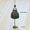 Campana a vento religiosa, Buddha, Buddismo, Campana di rame, Decorazione da appendere alla casa, Benedizione per la fortuna, Campanello a vento, Decorazione per auto, Artigianato