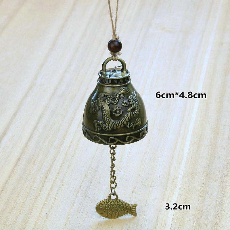 Campana a vento religiosa, Buddha, Buddismo, Campana di rame, Decorazione da appendere alla casa, Benedizione per la fortuna, Campanello a vento, Decorazione per auto, Artigianato