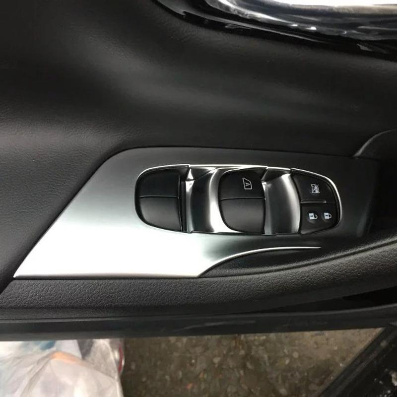 Body Door Window Glass For Nissan Altima Teana 2013 2014 2015 2016 2017 2018 Inner Panel Armrest Lift Switch Button Trim Frame