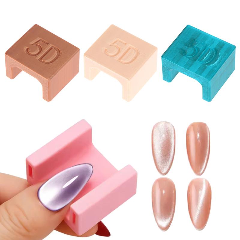 U Shaped Cat Eye Magnet Stick For Cat Eye Gel Effect Special Velvet 5D Manicure Salon Diy Magnetic Tool Nail Art