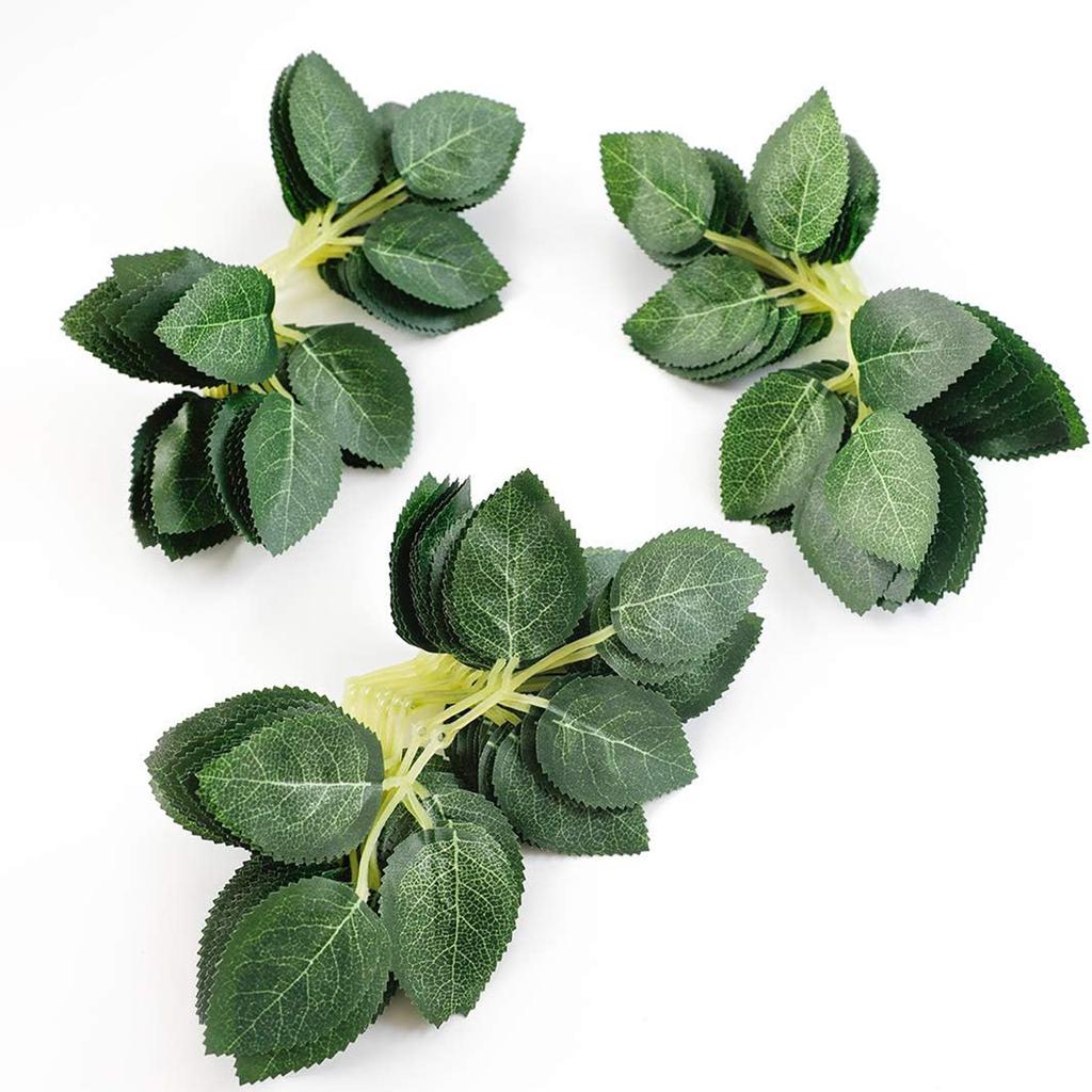 Künstliches Rosenblatt Material Seide Kopfschmuck Blumengirlande Blatt Siebdruck Blume Accessoires Handgemachte Blumen Kunstblumen Shooting Requisiten Kunstblumen