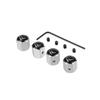 Stainless Steel Anti-Theft Car Tire Valve Caps Dust Proof for Citroen C2 C3 C4 C5 Picasso Berlingo Wheel Tyre Styling Accessorry vh62
