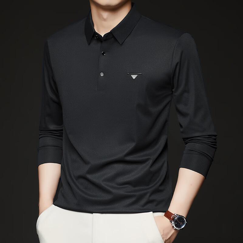 Pierre Cardin Men's Long-Sleeve Fashion Polo Shirt