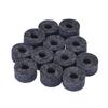 12pcs Cymbal Felts Hi Hat Clutch Felt Drum Set Cymbal Stand Felt Washer Small Size Gray