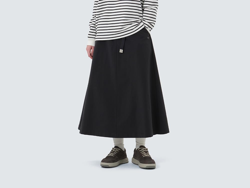 Snow Peak Polywasher Skirt Dark Charcoal Large GS-S25FWFSK67 Women's