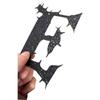 Halloween Decorations Glitter Banner Flag Happy Halloween Party Decor Hanging Ghost Bat Pumpkin Flag Indoor Outdoor