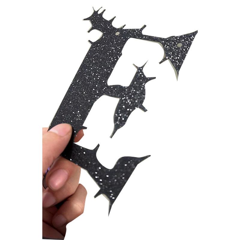 Halloween Decorations Glitter Banner Flag Happy Halloween Party Decor Hanging Ghost Bat Pumpkin Flag Indoor Outdoor