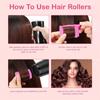 12PCS Hairpins Positioning Curly Hair Roller Heatless Hair Curlers  Home Use