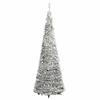 Vidaxl Sztuczna Choinka Typu Pop-Up, Ośnieżona, 100 Led, 150 Cm