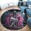Seven Deadly Sins Round Area Rug,Carpet Rug for Living Room Bedroom Sofa Playroom Decor,Non-slip Floor Mat