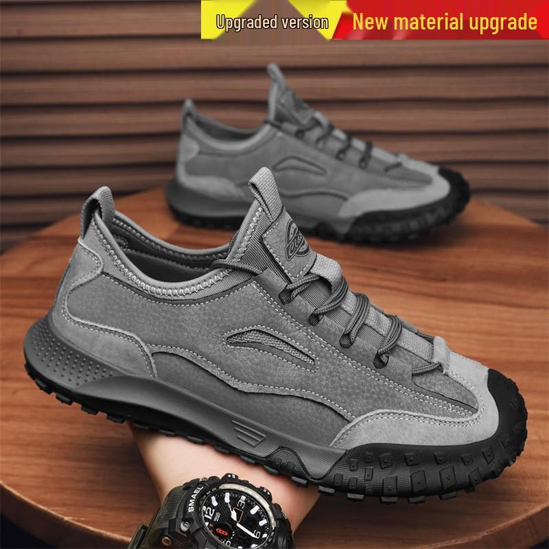 Herbst 2024 Herren Rutschfeste Sportliche Freizeitschuhe für Arbeit, Outdoor, Klettern und Arbeitsschutz.