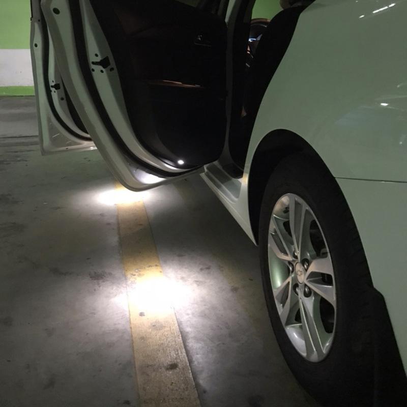 Reversing Radar Design Car Eagle Eye LED Day Running Light Auto Under Side Rear View Mirror Puddle Light Car Door Welcome Lights