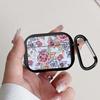 Earphone Cases Cover Case For Airpods 2 3 Pro3 4 Pro 1 Pro2 Beautiful Roses And Cat