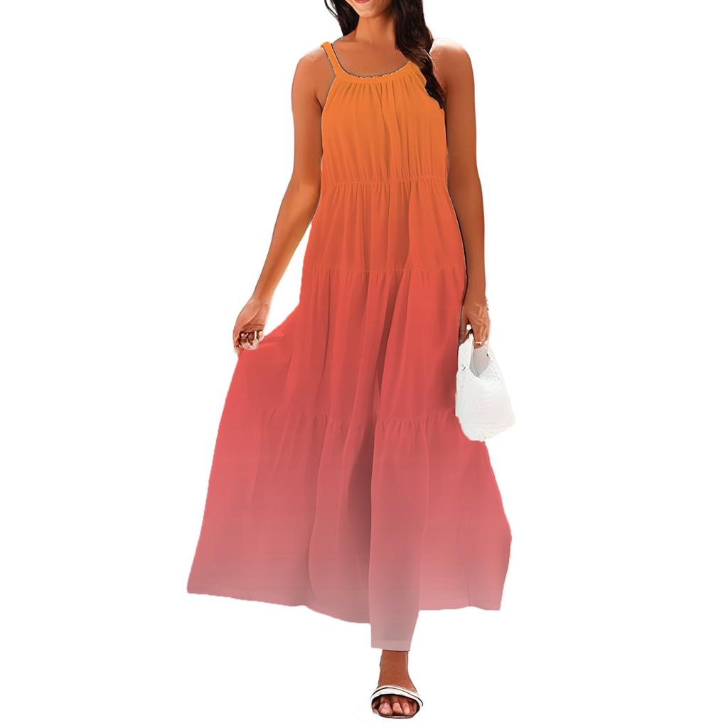 Women's Summer Casual Fashion Suspender Sleeveless Dress