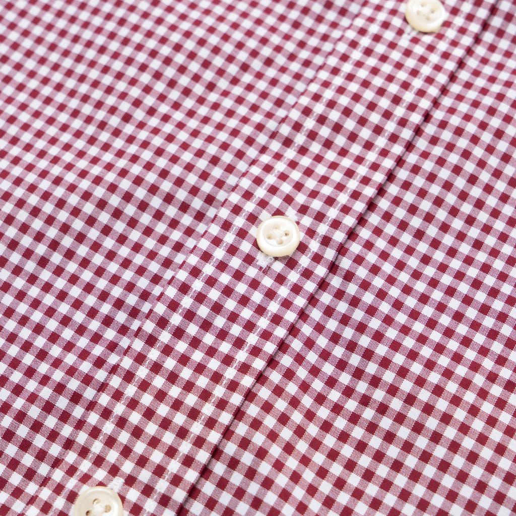 Polo Ralph Lauren SS25 Kleines Pony Logo Gestickt Feines Karomuster Kurzarmhemd Herrenhemden 710764395-001
