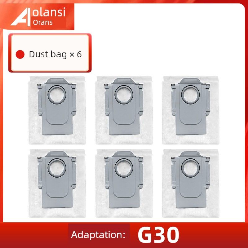 Applicable To Stone Robot Cleaner G30 Accessories Rolling Brush Side Brush Strainer Rag Dust Collection Bag Cleaning Solution