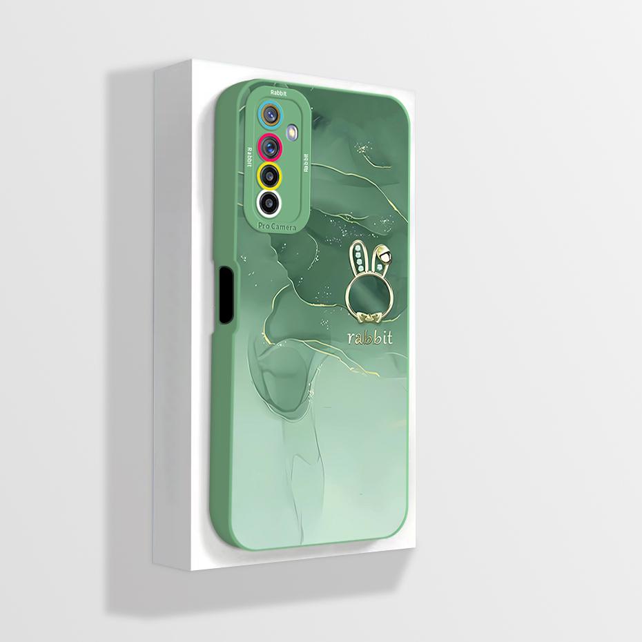 For Realme 6 Pro RMX2063 Case Realme 6 RMX2001 Phone Case Aesthetic Cartoon Astronaut ShockProof Soft Silicone Back Cover Fundas