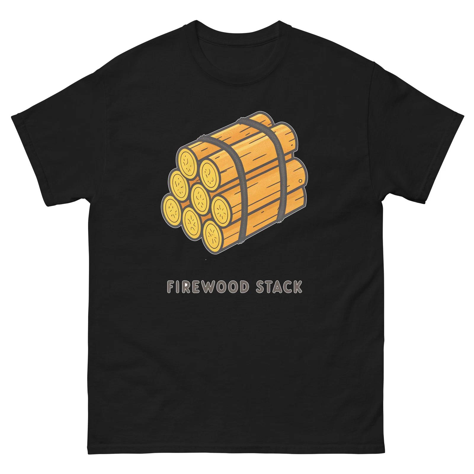 

Wood Stack Farming Rural Life Agriculture T-Shirt S