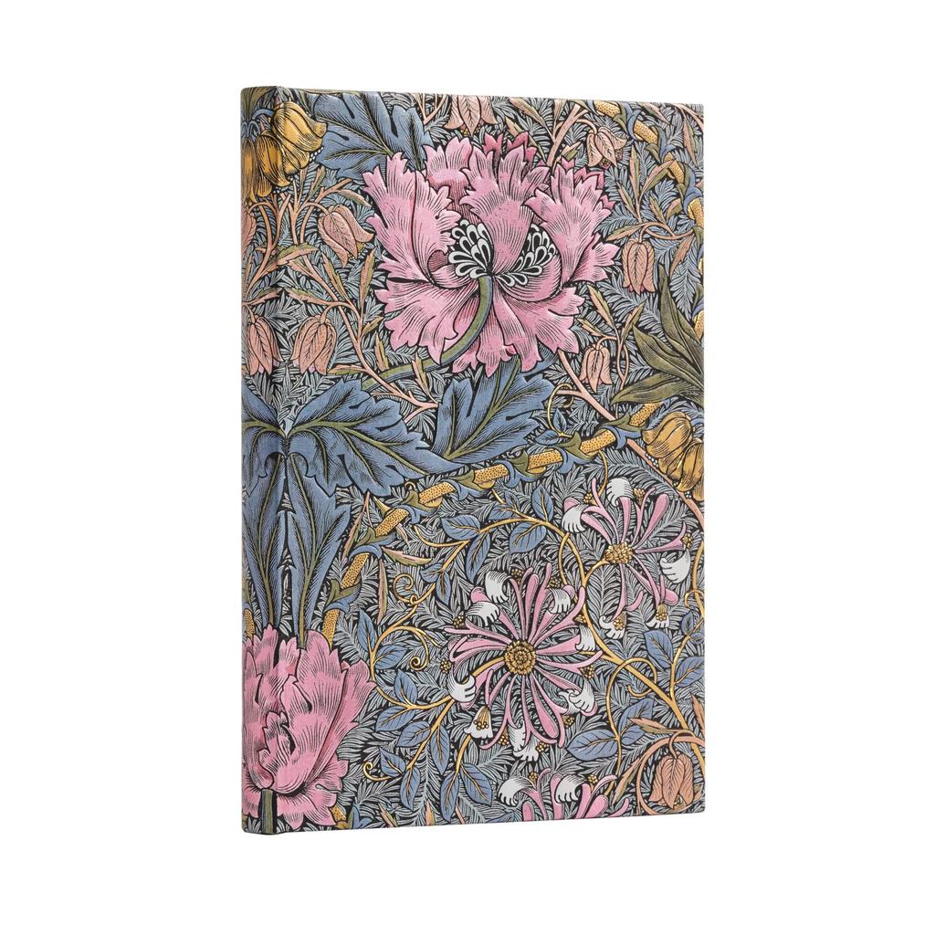 Morris Pink Honeysuckle William Paperblanks/Paperblanks Notebook, Hardcover, Morris, Medium, B6, Lined, PB9387-9