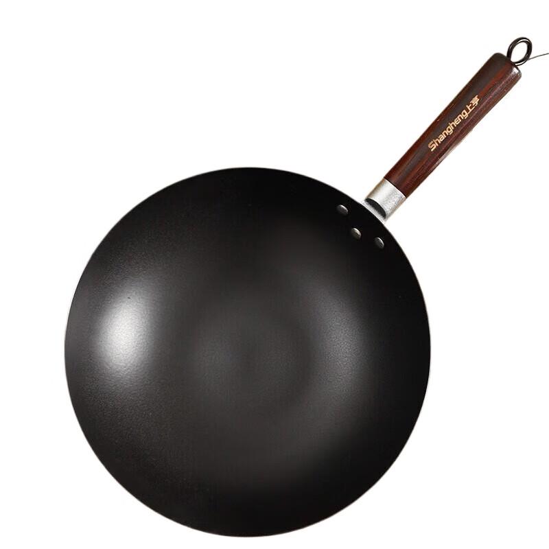 ShangHeng 32cm Non-Coated Wrought Iron Wok