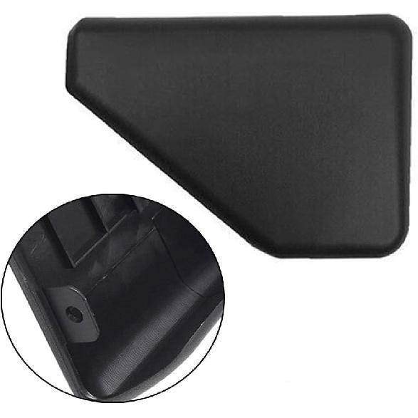 OE: FL34 16N453 BC5YZ9/FL3Z 16A455 BA/FL3Z16A455BA, Rear Running Board End Cap Driver Side, Compatible with Ford F 150 2015-2020, F-Series Super Duty