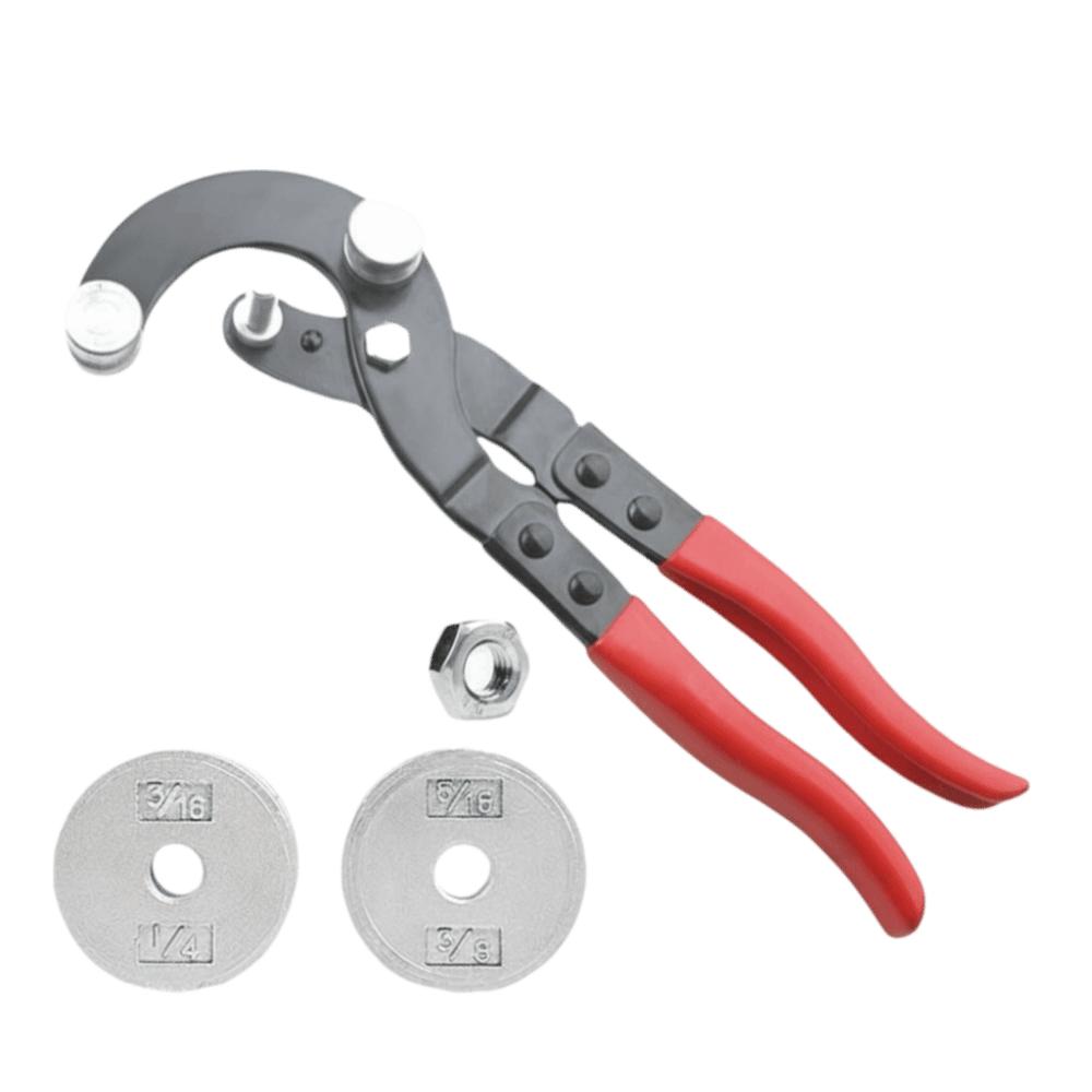 Versatile Tool Tube Bending Pliers Manual Bender Pipe Bender Tool Brake Line Bender  Steel Tubing красный