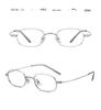 Women's Ultralight Small Oval Titanium Eyeglass Frames for High Prescription