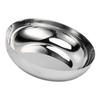 Wide Round Mixing Bowl Rustless Steel Fruit Bowl Large Capacity Salad Bowl  Food Storage