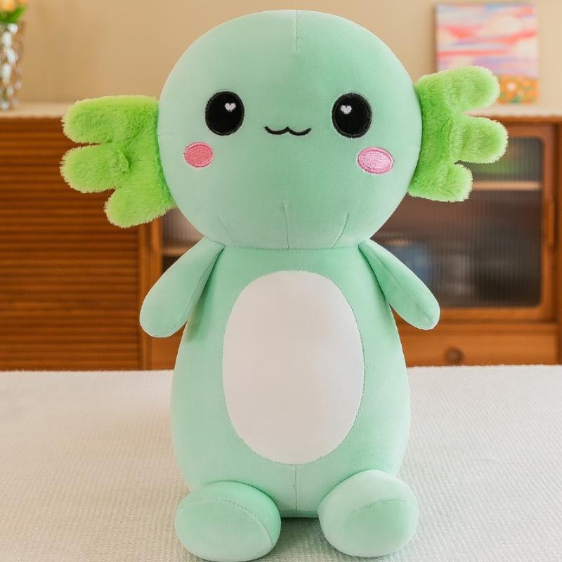 Peluche Axolotl Cartone Animato Kawaii Salamandra Super Morbida Animale Peluche Bambola Arredamento per la Casa Carino Regalo per Amici Halloween