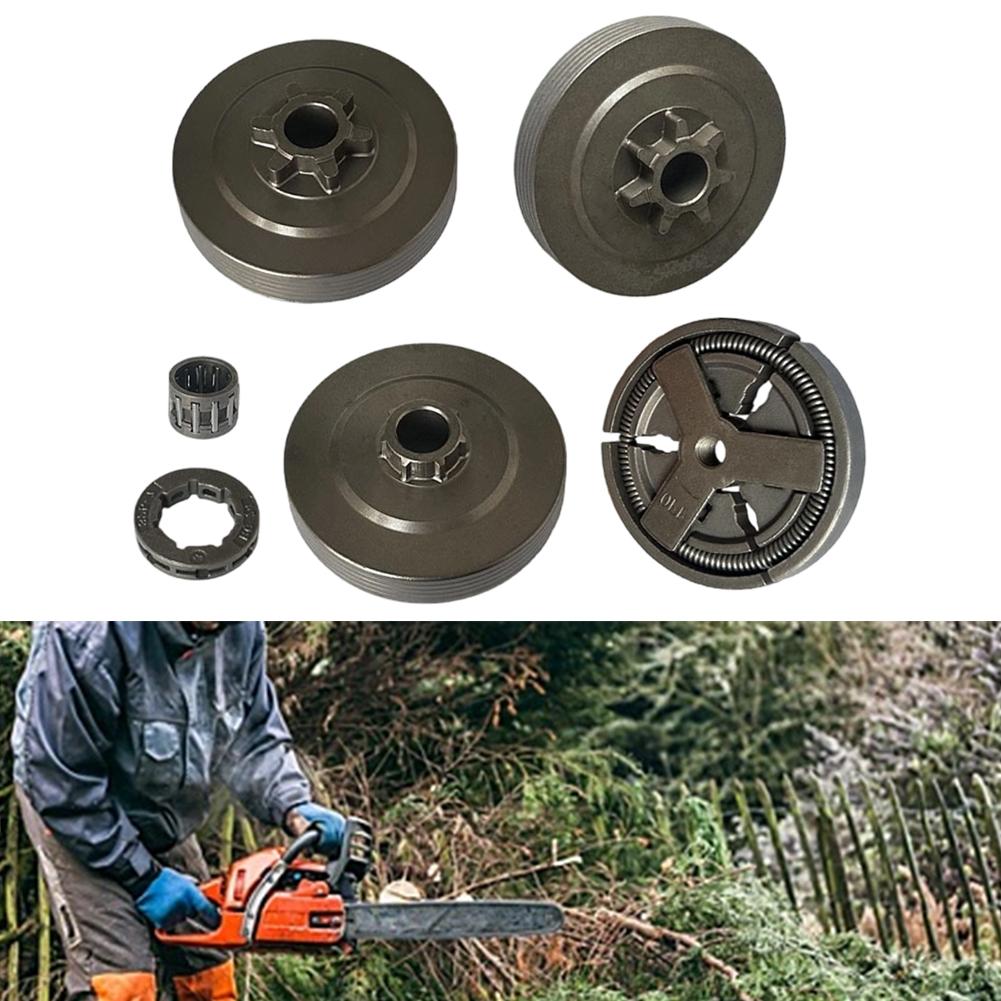 Chainsaw Clutch Drum Compatible with CS1700 For CS3700 CS4200 ZOMAX ZM-4000 ZM40 Metal 6 Tooth 7 Tooth Split Type