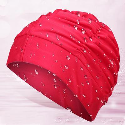 Gorro de Natación para Mujer Alta Elasticidad Gorros de Natación para Adulto Gorros de Natación de Poliéster Cómodo para Cabello Largo Trenzas Extensiones Rizos
