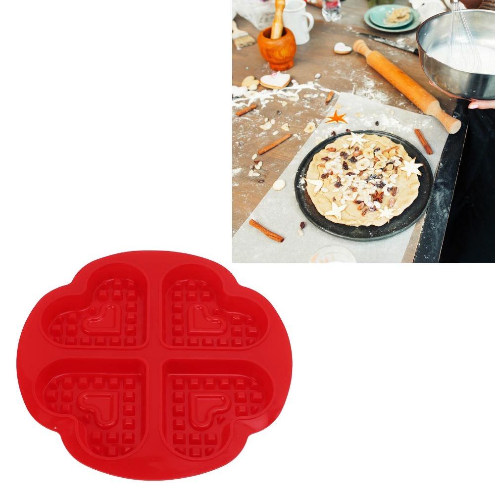 Nonstick Waffle Silicone Mold Reusable Waffle Mold Waffle Mold Heart Shape Mold  Making Chocolates