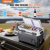 Portable Car Refrigerator Freezer Compressor 50 L Dual Zone for Home Car