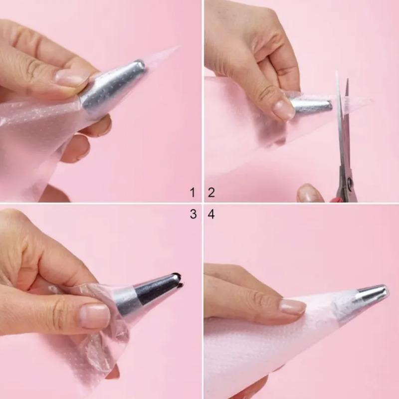 Disposable Piping Bag Pastry Pack Confectionery Equipment Baking And Bakery Accessories Bakeware Butter Cake Silk Flower Tool
