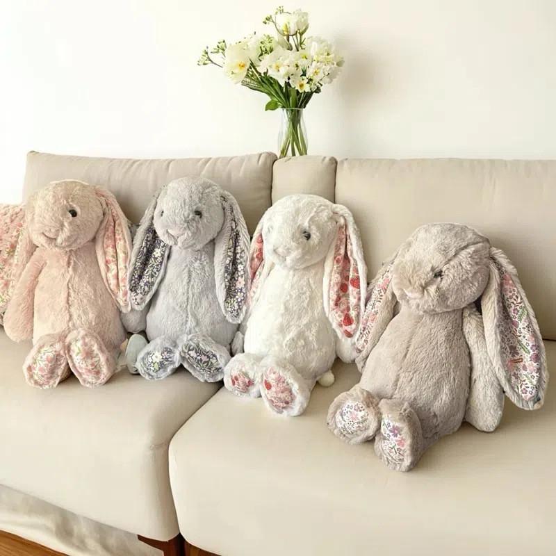 Bunny Rabbit Plush Toy For Kids With Fiber Cotton Filling Easter Gift For Girls