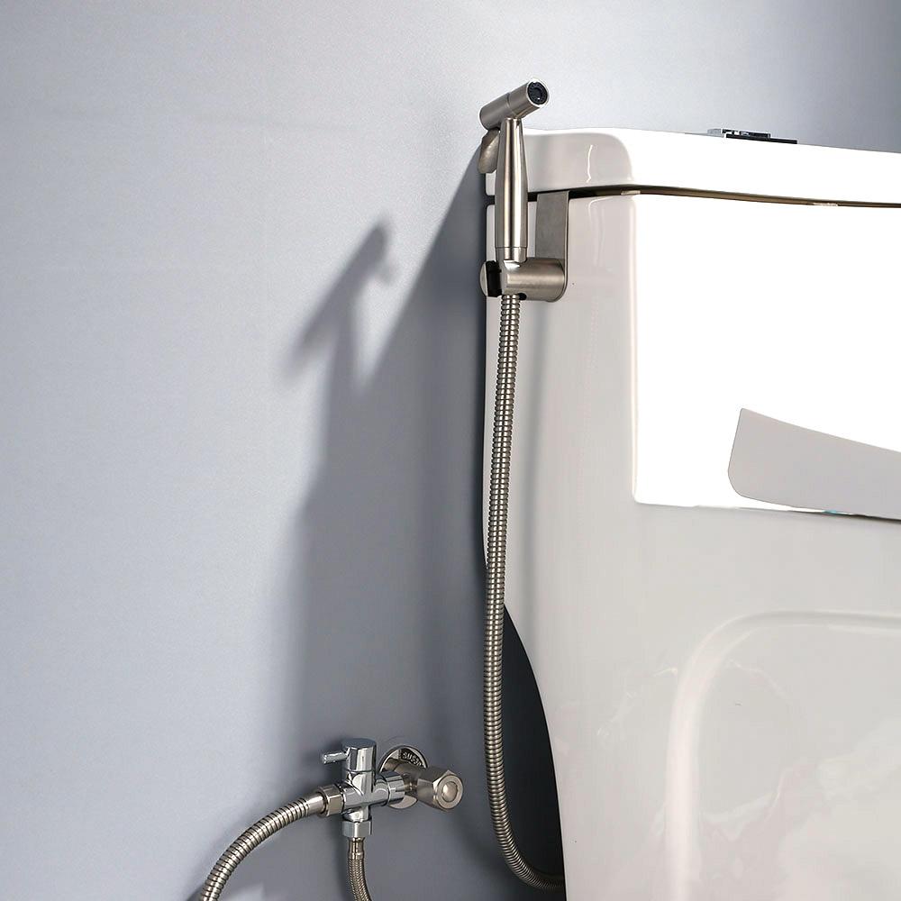 Handheld Bidet Sprayer Set For Toilet Hand Bidet Faucet Bathroom Hand Sprayer Shower Head Stainless Steel Material