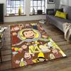 1pc Curious George (5) Design Area Rug - Non-Slip, Soft & Cozy Floor Mat for Living Room, Bedroom, Office - Indoor/Outdoor Decorative Carpet