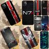 N7 Mass Effect Case For iPhone 11 12 13 14 15 16 Pro Max Cover For iPhone 13 12 Mini XR X XS Max Plus